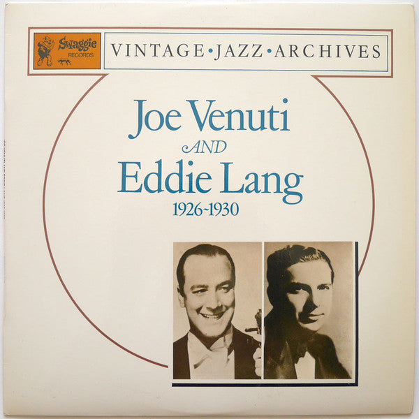 Joe Venuti & Eddie Lang : 1926-1930 (LP, Album, Comp, Mono)