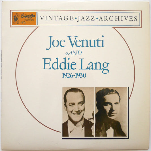 Joe Venuti & Eddie Lang : 1926-1930 (LP, Album, Comp, Mono)
