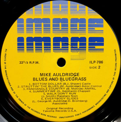 Mike Auldridge : Blues And Blue Grass (LP, Album)