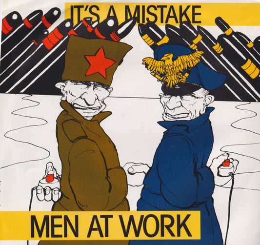 Men At Work : It's A Mistake (7", Single)