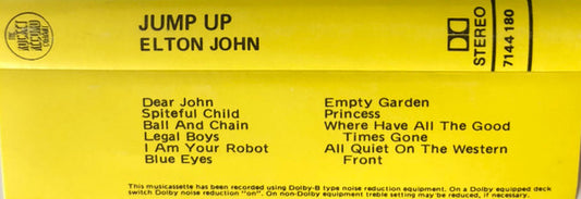 Elton John : Jump Up! (Cass, Album)