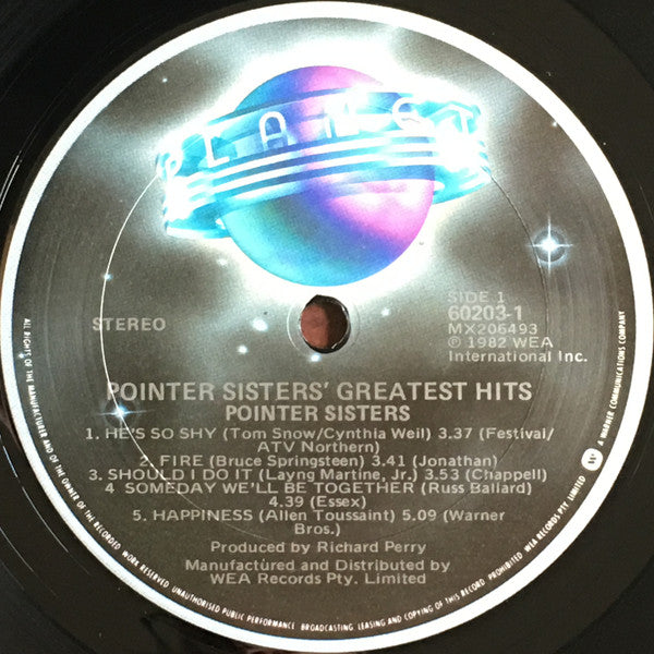 Pointer Sisters : Greatest Hits (LP, Comp)