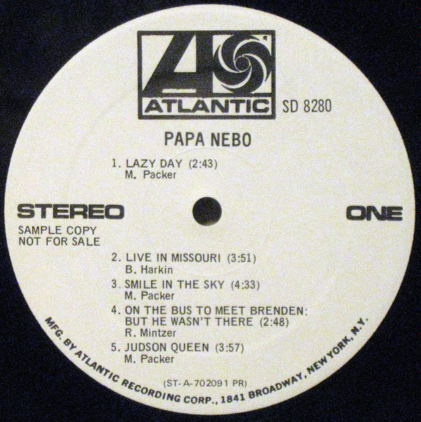 Papa Nebo : Papa Nebo (LP, Album, Promo)
