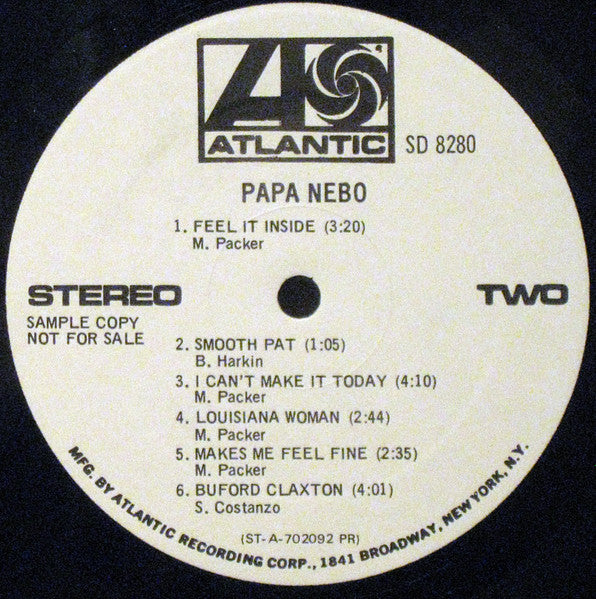 Papa Nebo : Papa Nebo (LP, Album, Promo)