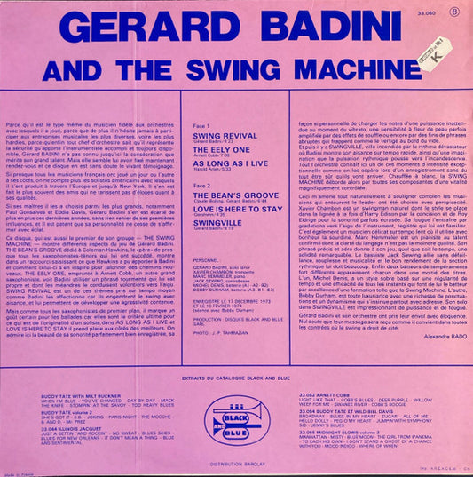 Gerard Badini And The Swing Machine* : Gerard Badini And The Swing Machine (LP, Album)