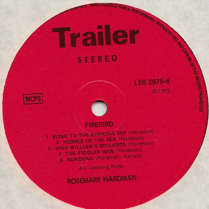 Rosemary Hardman : Firebird (LP, Album)