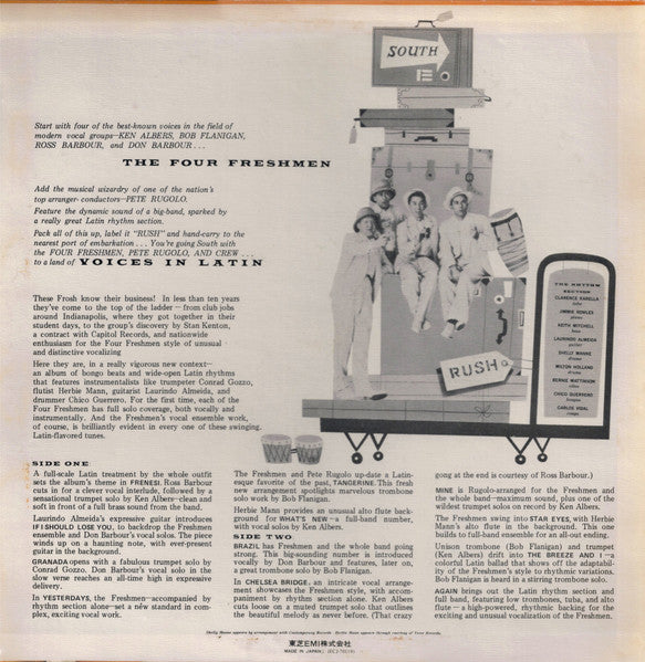 The 4 Freshmen* : Voices In Latin (LP, Mono, RE)