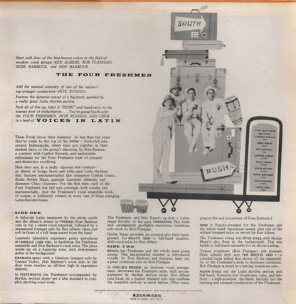 The 4 Freshmen* : Voices In Latin (LP, Mono, RE)