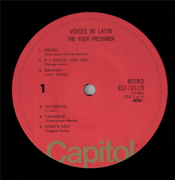 The 4 Freshmen* : Voices In Latin (LP, Mono, RE)