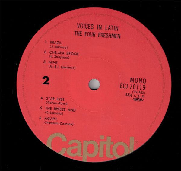 The 4 Freshmen* : Voices In Latin (LP, Mono, RE)