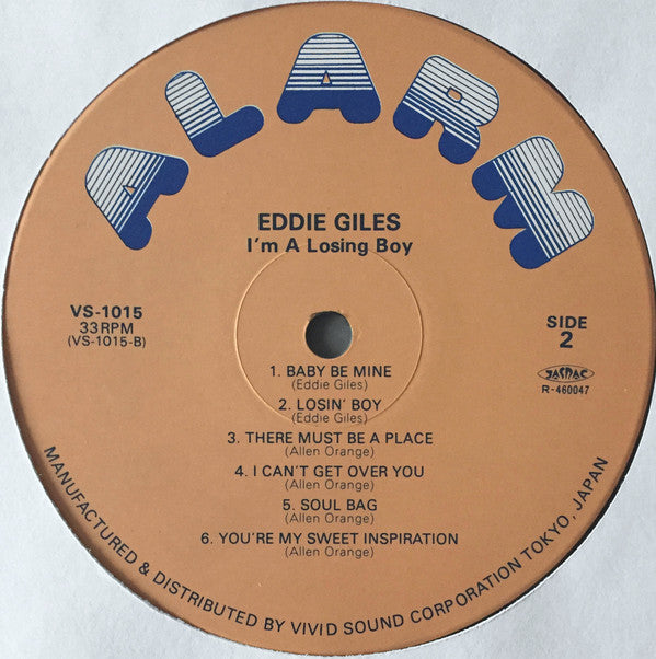 Eddie Giles : I'm A Losing Boy (LP, Album)