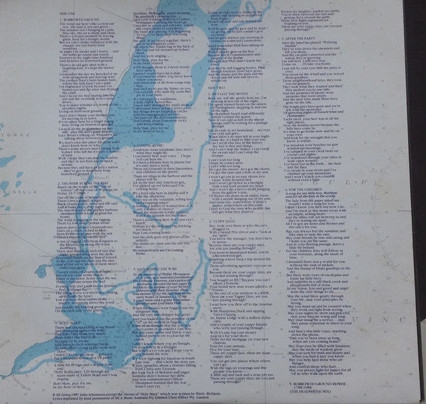 John Schumann : Etched In Blue (LP, Album)