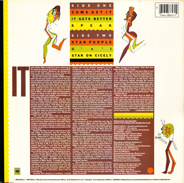 Miles Davis : Star People (LP, Album, Pit)
