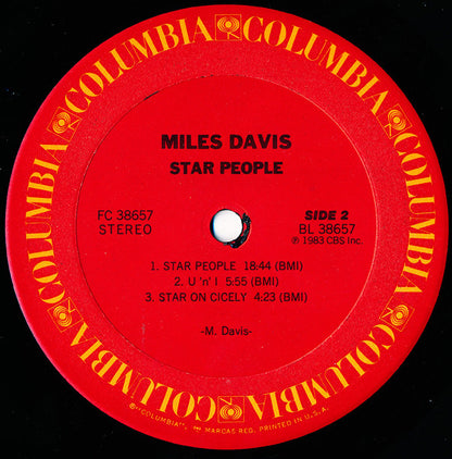 Miles Davis : Star People (LP, Album, Pit)
