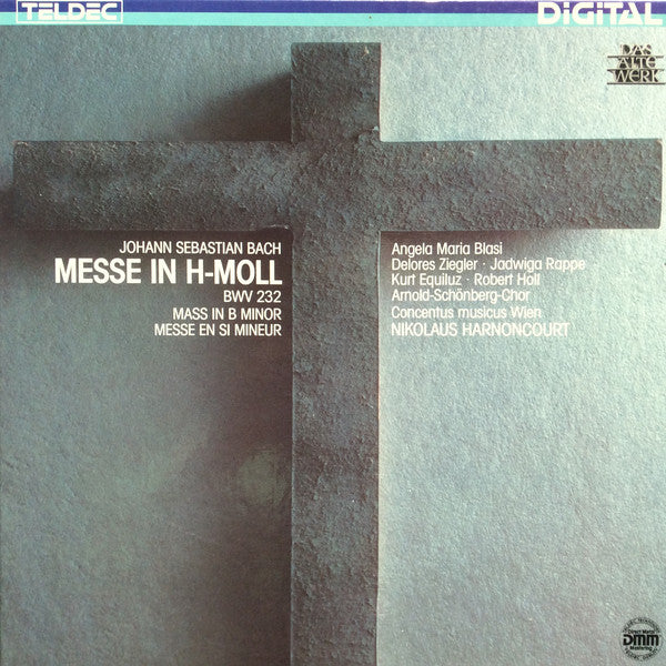 Johann Sebastian Bach, Concentus Musicus Wien, Nikolaus Harnoncourt : Messe In H-Moll BWV 232 = Mass In B-Minor = Messe En Si-Mineur (2xLP + Box)