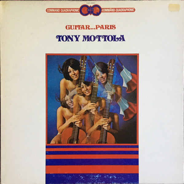 Tony Mottola : Guitar ... Paris (LP, Album, Quad, RE, Gat)