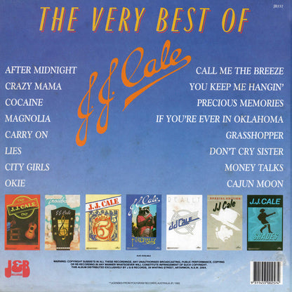 J.J. Cale : The Very Best Of J.J. Cale (LP, Comp)