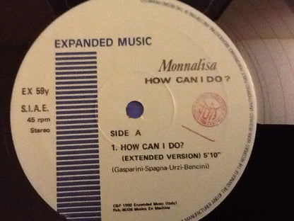 Monnalisa (2) : How Can I Do (12", Maxi)