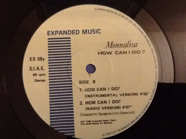 Monnalisa (2) : How Can I Do (12", Maxi)