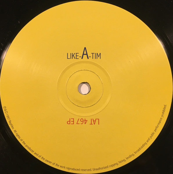 Bochum Welt / Cylob / DMX Krew : Like-A-Tim Remixes (12", EP)