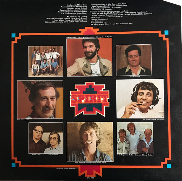 John Denver : Spirit (LP, Album)