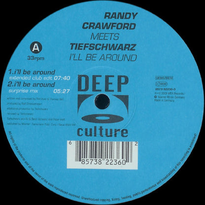 Randy Crawford Meets Tiefschwarz : I'll Be Around (12")