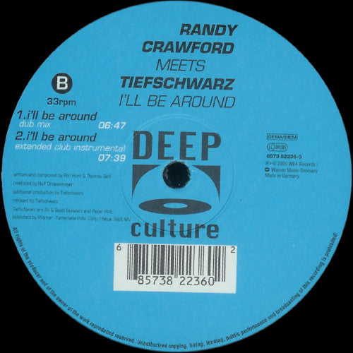 Randy Crawford Meets Tiefschwarz : I'll Be Around (12")