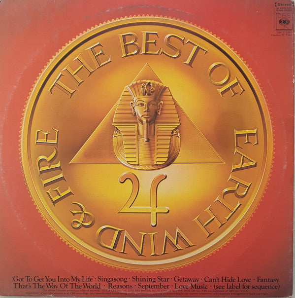 Earth, Wind & Fire : The Best Of Earth Wind & Fire Vol. 1 (LP, Comp)
