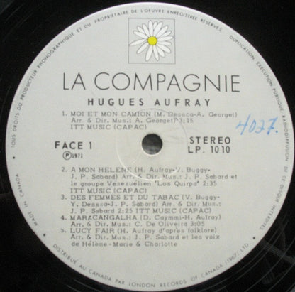 Hugues Aufray : Hugues Aufray (LP, Album)