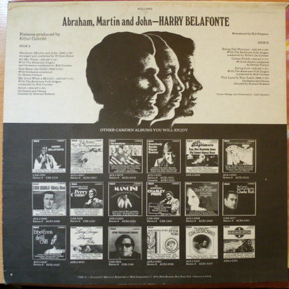 Harry Belafonte : Abraham, Martin And John (LP, Album)