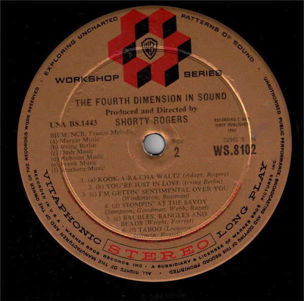 Shorty Rogers : The Fourth Dimension In Sound (LP, Album)