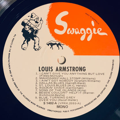 Louis Armstrong And His Orchestra : 1929-1931 (LP, Album, Comp, Mono)