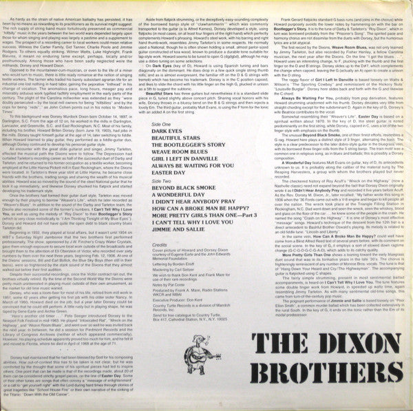 Dixon Brothers : Beyond Black Smoke - Original Recordings (LP, Comp)