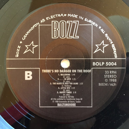 Baltimoore : There's No Danger On The Roof (LP, Album)