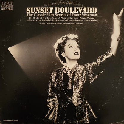 Franz Waxman / Charles Gerhardt, National Philharmonic Orchestra : Sunset Boulevard - The Classic Film Scores Of Franz Waxman (LP, Album, RE)