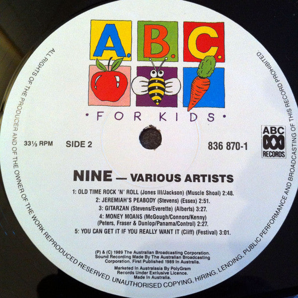 Various : Nine (LP, Album)