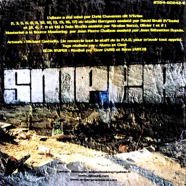 Sniper (6) : Gravé Dans La Roche (CD, Album)