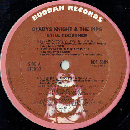 Gladys Knight & The Pips* : Still Together (LP, Album)