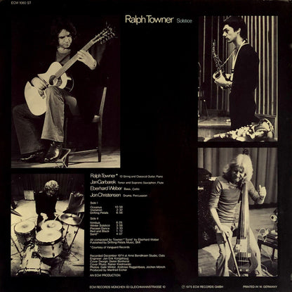 Ralph Towner : Solstice (LP, Album)