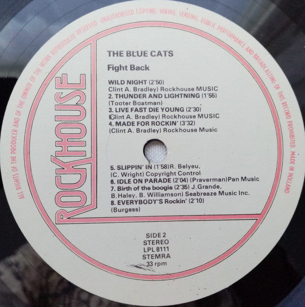 Blue Cats : Fight Back (LP, Album)