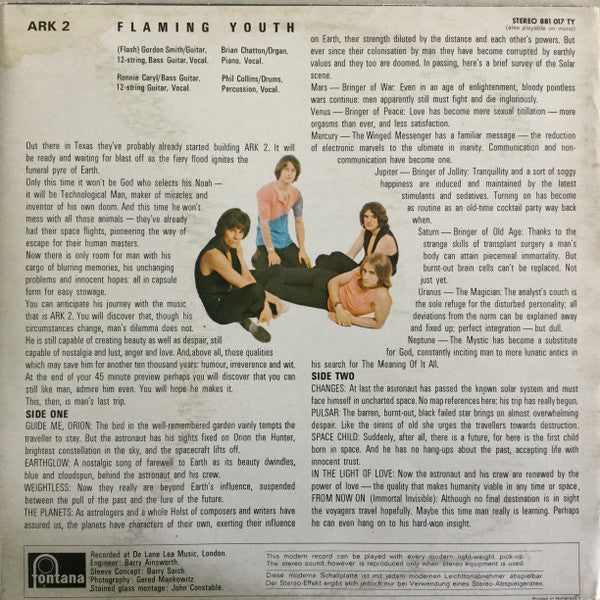 Flaming Youth : Ark 2 (LP, Die)