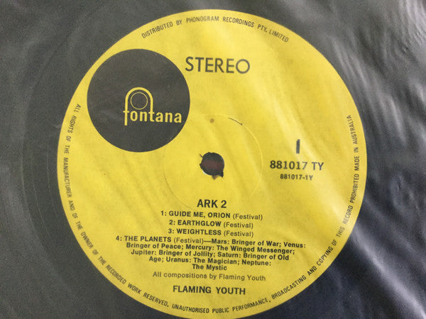 Flaming Youth : Ark 2 (LP, Die)