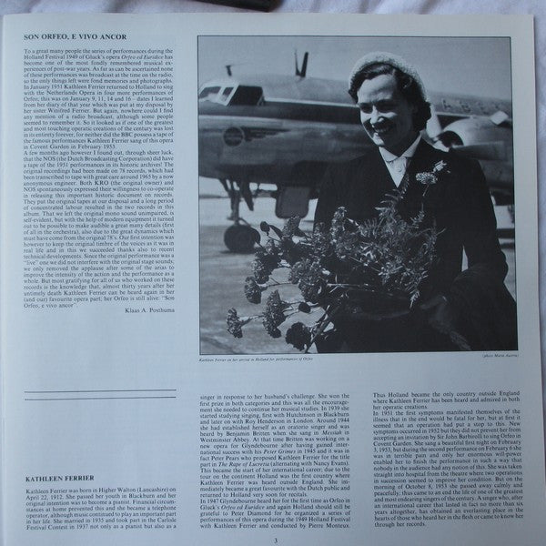 Kathleen Ferrier : Orfeo Ed Euridice (2xLP, Mono + Box)