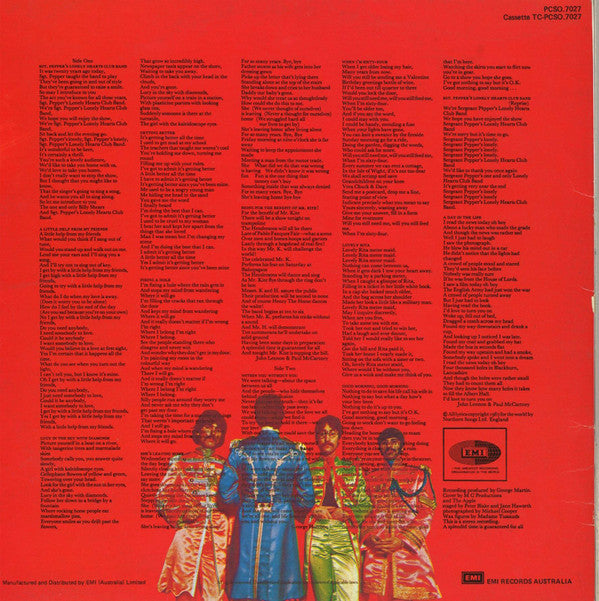 The Beatles : Sgt. Pepper's Lonely Hearts Club Band (LP, Album, RP, Gat)