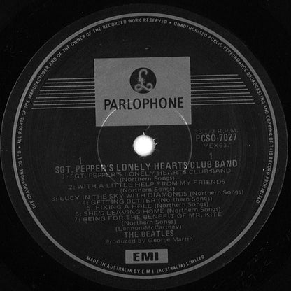 The Beatles : Sgt. Pepper's Lonely Hearts Club Band (LP, Album, RP, Gat)