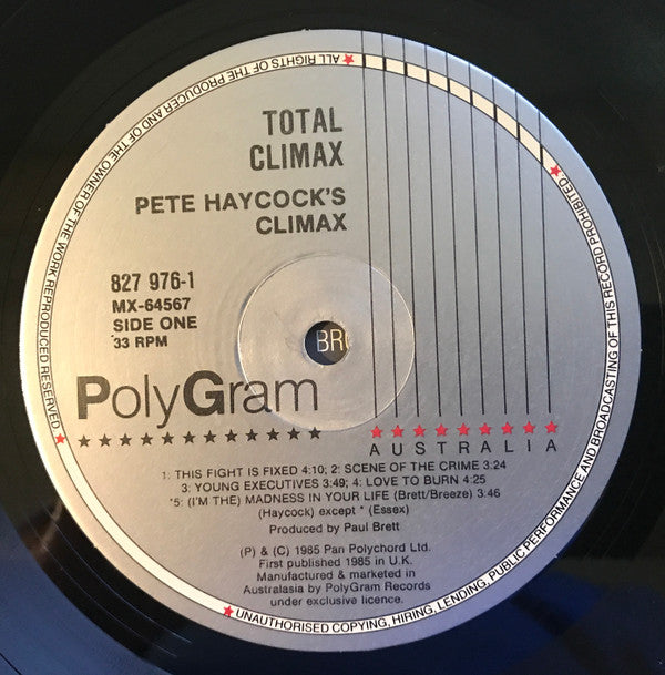 Pete Haycock's Climax : Total Climax (LP, Album)