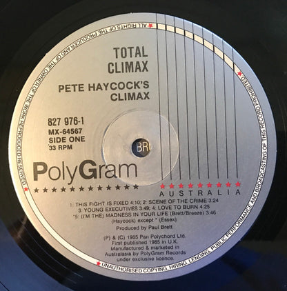 Pete Haycock's Climax : Total Climax (LP, Album)