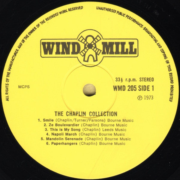 The Syd Dale Orchestra : The Chaplin Collection (LP)