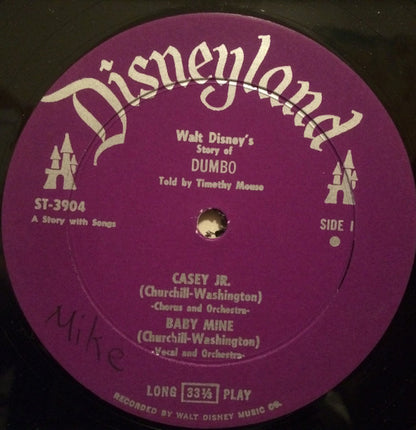 Timothy Mouse : Dumbo (LP)