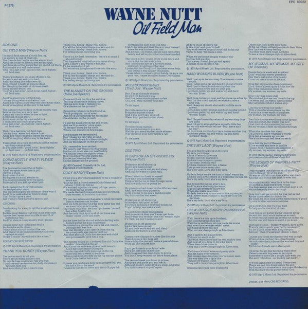 Wayne Nutt : Oil Field Man (LP)